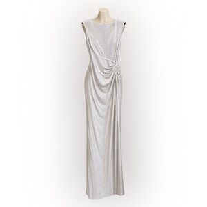 Ralph Lauren Silver Maxi Dress